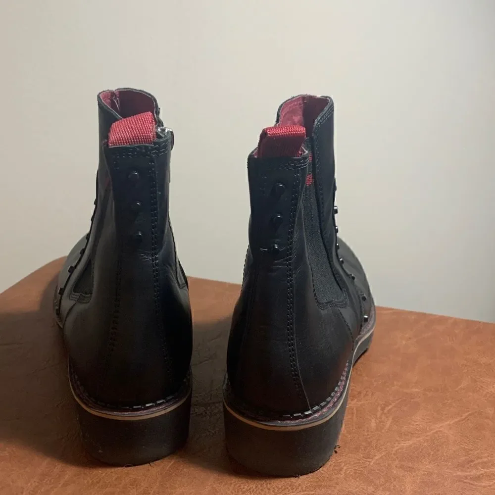 Pikolinos Vicar Studded Black Bootie EUR 41 (11 US)